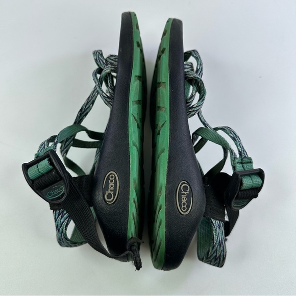 Chaco ZX/2 Classic Sports Hiking Sandals Women’s 7 Teal Green Toe-Loop J105490 - Picture 2 of 9